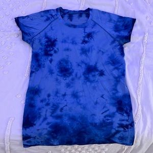 Lululemon swiftly tech tie dye short sleeve top